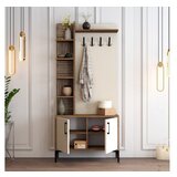 Hanah home cipelarnik sa čivilukom viyana d walnut cream | ePonuda.com