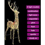 vidaXL 3D irvas Topla bijela 180 cm PET | shoptok.hr