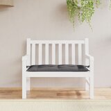  Jastuk za vrtnu klupu antracit 100 x 50 x 7 cm tkanina Oxford | Eponuda.com
