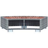  Stepenica za vruću kupku od poliratana siva 92 x 45 x 25 cm | Eponuda.com