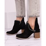 Resti Black women's insulated boots on a post Mukis - Footwear | ePonuda.com