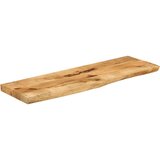 Stolna Mizna plošča 100x20x3,8cm naraven rob trden robusten mangov les | Shoptok.si