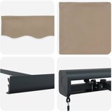  Povlačivi tende Bež 300 x 250 cm Platno i Aluminij | Shoptok.si
