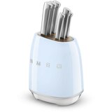 Smeg KBSF02PB Blok noževa 6-dijelni set pastelno plavi, noževa | shoptok.hr