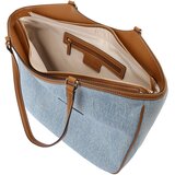 Liu Jo Nakupovalna torba moder denim / rjava | Shoptok.si