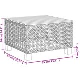  7-dijelni set vrtnih sofa od poliratana s jastucima bež | shoptok.hr