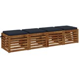  Jastučići za sjedenje SOEST 4 kom. 100% poliester Tamno plava | shoptok.hr