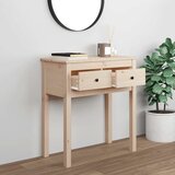  Konzolni stol 70 x 35 x 75 cm od masivne borovine | Eponuda.com
