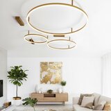 Ideal lux - led plafonsko svetlo oracle slim LED/37W/230V 4000K prečnik 70 cm zlatno | Eponuda.com