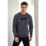 Dewberry 60865 3d Printed Mens Winter Sweatshirt-ANTHRACITE Cene