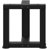  noge kavne mizice t-oblika 2 kosa črna 30x25x(30-31) cm jeklo | Shoptok.si