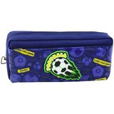 Pencil Case School Organizer with Football Navy Blue | Shoptok.si
