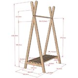 Vipack Dječja vješalica od punog hrasta u prirodnoj boji 74x132 cm Forrest – | shoptok.hr