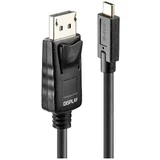 Lindy priključni kabel USB-C™ utikač, DisplayPort utikač 5 m crna 43305 USB-C™ Display kabel