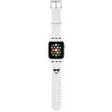 Karl Lagerfeld Silikonski pašček za uro KLAWMSLCW za Apple Watch 38 / 40 mm - Choupettes Head bel Cene