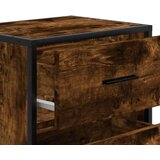  Noćni ormarić boja hrasta 40x31x50 cm konstruirano drvo | shoptok.hr