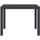  Stol za vrt Antracit 100 x 100 x 73 cm poliratan | shoptok.hr
