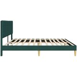  Krevetna konstrukcija Tamnozelena 180 x 200 cm Tkanina | shoptok.hr