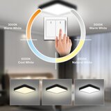  Brilagi - LED plafonsko svetlo POOL SQUARE LED/36W/230V 40x40 cm crno | Eponuda.com