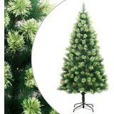 vidaXL Umjetno božićno drvce sa šarkama i stalkom 210 cm | shoptok.hr
