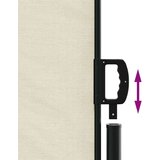 Bočna tenda na uvlačenje krem 120 x 500 cm | shoptok.hr