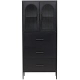 Venture Home vitrina La Paz 35 × 160 × 70 cm, crna | shoptok.hr