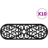 vidaXL Podloge za stopnice 10 kosov 25x75 cm guma | Shoptok.si