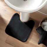 Douceur d intérieur Črna kopalniška preproga za WC 45x45 cm Vitamine – | Shoptok.si