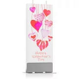 Flatyz Holiday Happy Valentine's Day ukrasna svijeća 6x15 cm