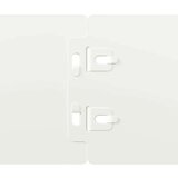 vidaXL Robniki za trato 10 kosov Bela 10x103 cm Hladno valjano jeklo | Shoptok.si