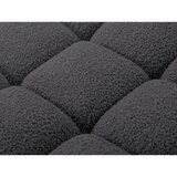 Micadoni Antracitno siva sedežna garnitura iz tkanine bouclé 282 cm Bellis – Home | Shoptok.si