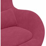 Jajolika fotelja Vinska crvena 63 x 73 x 90 cm Baršun | shoptok.hr