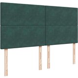  Otomanski posteljni okvir z vzmetnicami zelen 160x200 cm žamet, (22011614) | Shoptok.si
