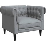  The Living Store Fotelj chesterfield svetlo siva tkanina - Chesterfield Fotelj, (21501693) | Shoptok.si