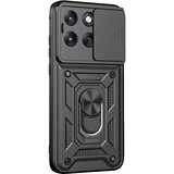 AVIZAR Ovitek za Motorola Edge 70 Fusion z obročkom in pokrovom kamere, Črna, (5000274121) | Shoptok.si