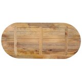 Stolna ploča 110 x 40 x 3,8 cm ovalna od masivnog drva manga | shoptok.hr