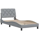 vidaXL Okvir kreveta s LED-om bez madraca 90x190 cm od tkanine | shoptok.hr