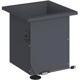  Vrtna posuda za sadnju s LED svjetlom Antracit 30 x 30 x 30 cm | shoptok.hr