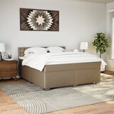 Krevet box spring s madracem cappuccino 180x200 cm umjetna koža | Eponuda.com