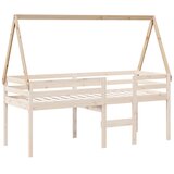 Krov za dječji krevet 199 x 80,5 x 88 cm od masivne borovine | shoptok.hr