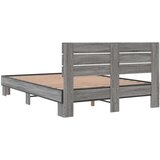  Okvir kreveta boja hrasta 140x200cm konstruirano drvo i metal | shoptok.hr