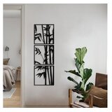 WALLXPERT APT041MS Zidna dekoracija Bambus, 45x45cm, 3 komada, Crna Cijene