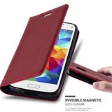 Cadorabo Samsung Galaxy S5 MINI/S5 MINI DUOS v rdeče jabolko - Zaščitni ovitek z magnetnim zapiranjem, stoječo funkcijo in režo za kartice, (20549188) | Shoptok.si