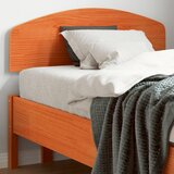  The Living Store Vzglavje voščeno rjava 100 cm trdna borovina - Vzglavje, (21500714) | Shoptok.si