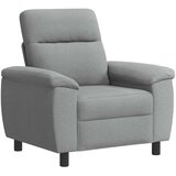 SOFA Svjetlosiva 95 x 90 x 95 cm Tkanina - Svjetlosiva 60 cm | shoptok.hr