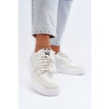 Boto Women's White Faux Leather Sneakers Avanalis | Shoptok.si