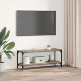 vidaXL TV ormar Umjetnički hrast 100x33x41cm Obrađeno drvo i čelik | shoptok.hr