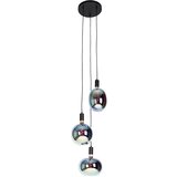QAZQA Industriële hanglamp zwart incl. LED 3-lichts - Facil Cene