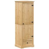 Furnova Garderobna omara Corona 55x50x170 cm trdna borovina, (21930072) | Shoptok.si