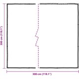  Prozirna cerada s ušicama za vezice 3x3 m polietilen | shoptok.hr
